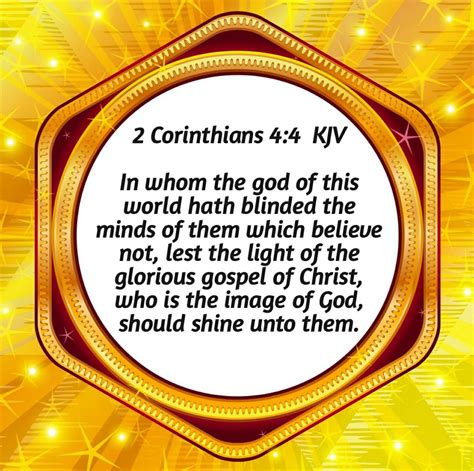 2 CORINTHIANS CHAPTER 4 KJV .
